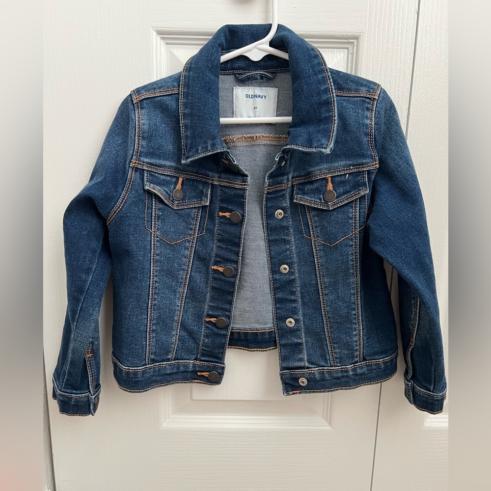 OLD NAVY TODDLER UNISEX DENIM JACKET Size 4T